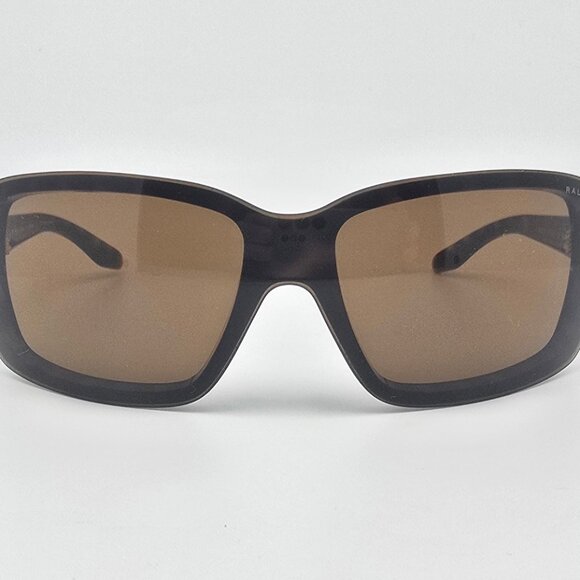 Ralph Lauren RA5019 510/73 Dark Tortoise Frame Brown Lens Shield Sunglasses main image 12